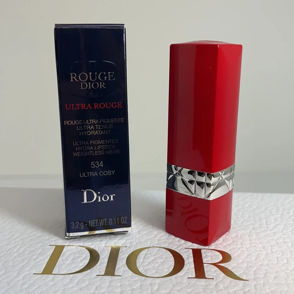 ❤️🎉HP🎉DIOR💄ROUGE DIOR-ULTRA ROUGE-SATIN-534 ULTRA COSY-LIMITED EDITION - Picture 1 of 15